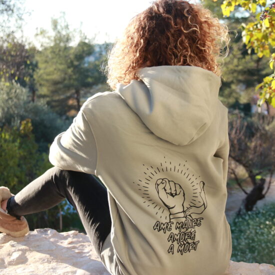 Sweat shirt hoodie, ÂME MAURE