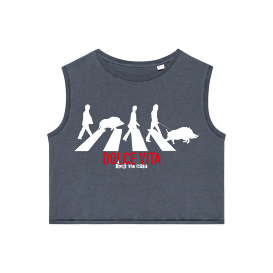 Débardeur CROC TOP, CIGNALE BEATLES gris