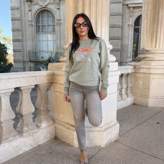 Sweat-shirt TAMENTA STRADA KAKI CLAIR