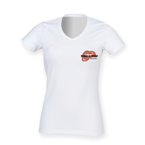 Tee shirt COL V FEMME, ACQUA IN BOCCA